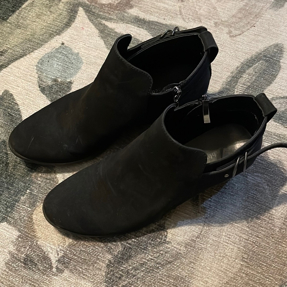 Black ankle boots